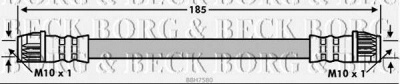 BORG & BECK bbh7580 -  Тормозной шланг